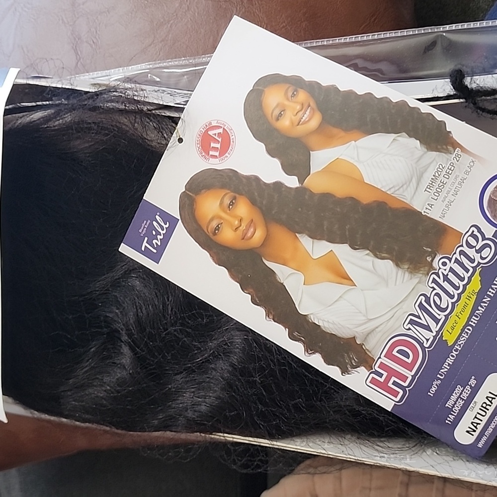 HD Melting Lace Front wig 100%UNPROCESSED HUMAN HAIR - Picture 3 of 5